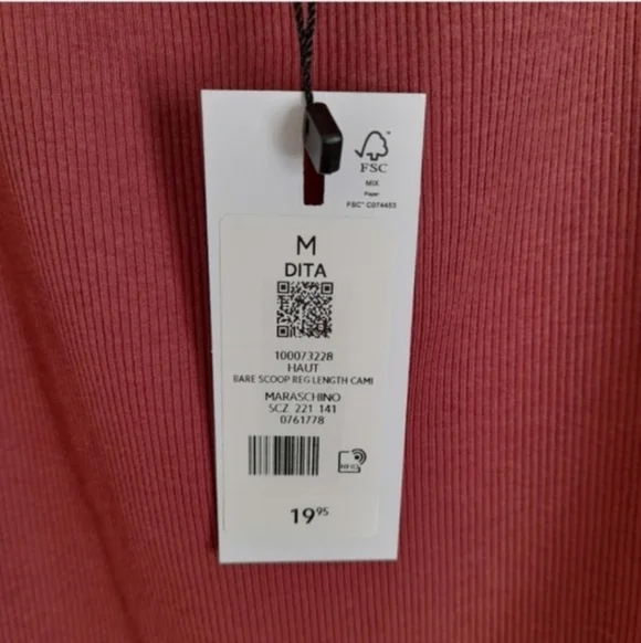 Dynamite Burgundy Tank Top - Picture 3 of 4